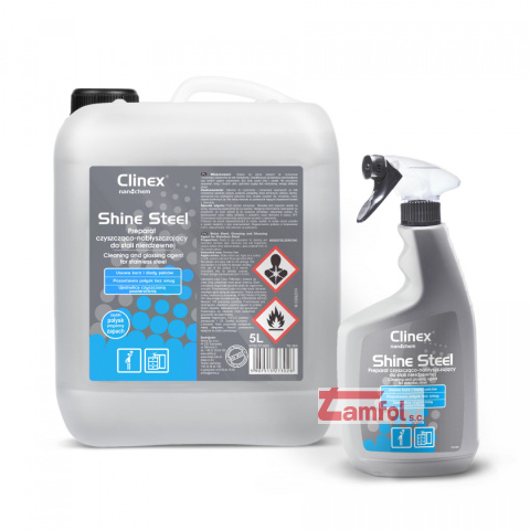 Clinex Shine Steel preparat do stali 650ml