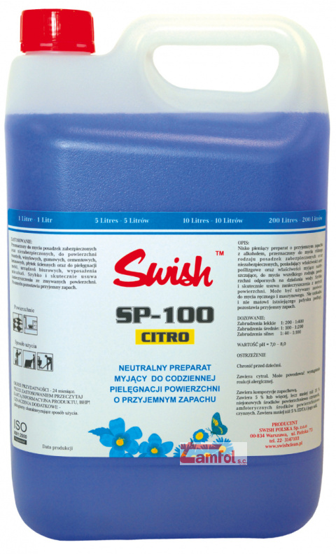 Swish SP100 Citro 5L prep z alkoh. do pielęgnacji